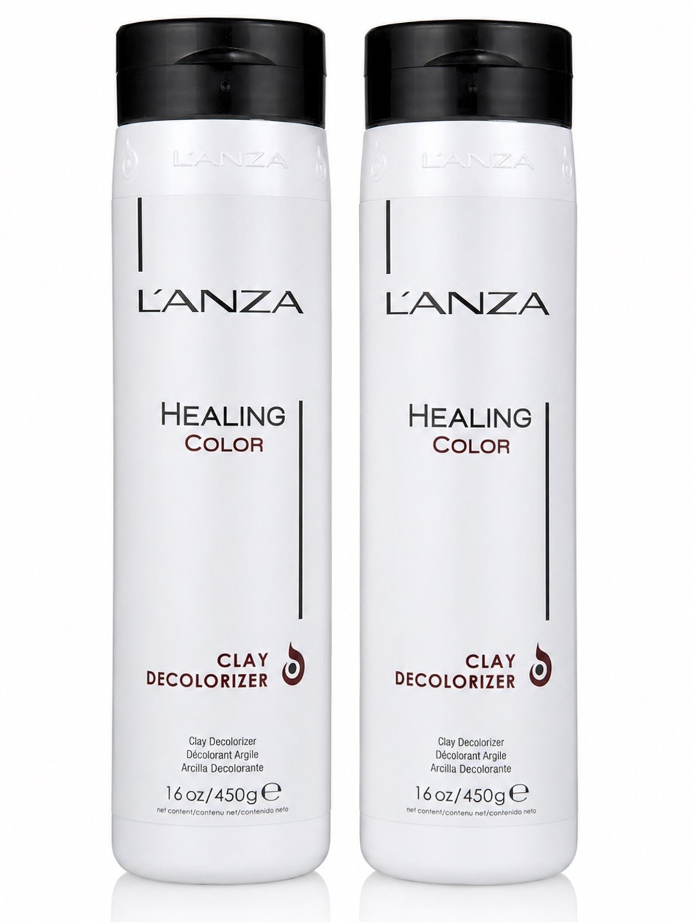 L’ANZA Healing Color Clay Decolorizer 16 oz 450g Hair Lightener 2 Pack